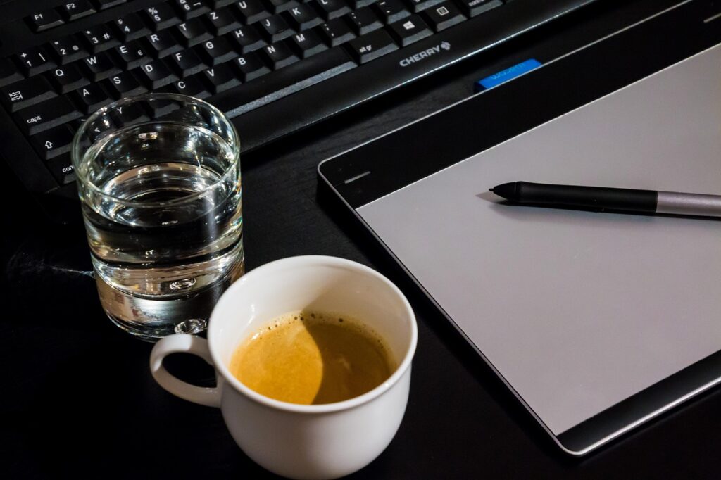 work, computer, tablet, graphic tablet, coffee, keyboard, business, profession, graphic design, graphic tablet, graphic design, graphic design, graphic design, graphic design, graphic design